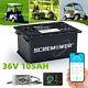 36v 105ah Golf Cart Lithium Lifepo4 Battery Club Car 200a Bms 15000+ Deep Cycles