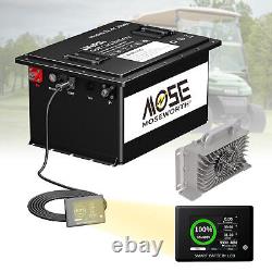36V 105Ah LiFePO4 Golf Cart Battery 200A BMS 15000+ Cycle +Monitor+ 20A Charger