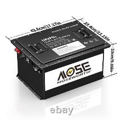36V 105Ah LiFePO4 Golf Cart Battery 200A BMS 15000+ Cycle +Monitor+ 20A Charger
