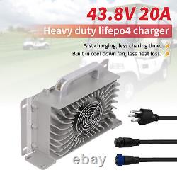 36V 105Ah LiFePO4 Golf Cart Battery 200A BMS 15000+ Cycle +Monitor+ 20A Charger