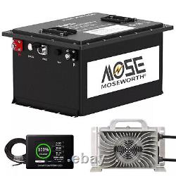 36V 105Ah LiFePO4 Golf Cart Lithium Battery Club Car 200A BMS 20000+ Deep Cycle
