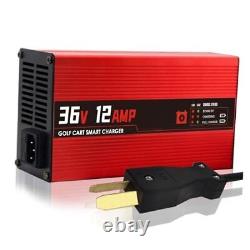 36V 12AMP Golf Cart Battery Charger for 36 Volt Club Car, EZGO Golf Carts Lead