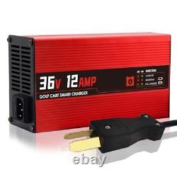 36V 12AMP Golf Cart Battery Charger for 36 Volt Club Car, EZGO Golf Carts Lead