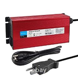 36V 12A Golf Cart Battery Charger with Crowsfoot Style Connector Crowfoot