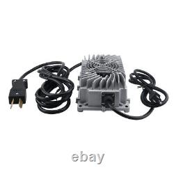 36V 12A Golf Cart Battery Charger with Crowsfoot Style Connector Crowfoot Plu