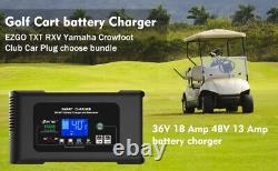 36V 18A 48V 13A Lead Lithium Lifepo4 Battery Charger for EZGO TXT RXV Golf Cart