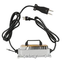 36V 18A Battery Charger 2-Pin Crowfoot Plug For Club Car EZGO Golf Cart