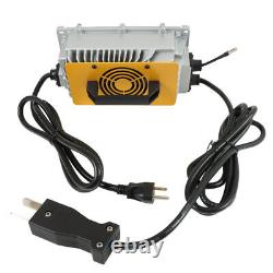 36V 18A Battery Charger 2-Pin Crowfoot Plug For Club Car EZGO Golf Cart