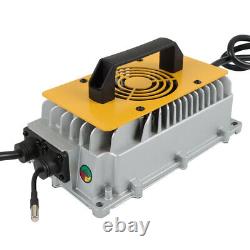 36V 18A Battery Charger 2-Pin Crowfoot Plug For Club Car EZGO Golf Cart