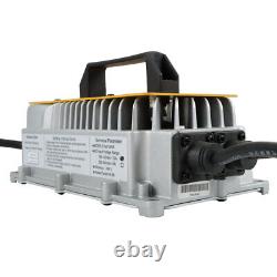 36V 18A Battery Charger For Club Car EZGO Yamaha Golf Carts 2-Pin Crowfoot Plug