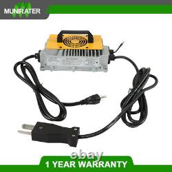 36V 18A Charger With Crowfoot Plug For Club Car EZGO Golf Carts Waterproof