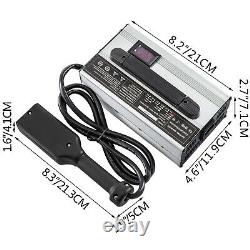 36V 18A Golf Cart Battery Charger D Type Plug LCD for Club Car Ez GO Yamaha