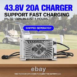 36V 48V 100Ah Battery LiFePO4 Lithium Golf Cart BMS 15000+Deep Cycle with Monit