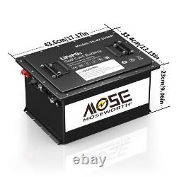 36V/48V 105Ah Golf cart LiFePO4 Lithium Battery 200Amp BMS 15000+ Deep Cycle