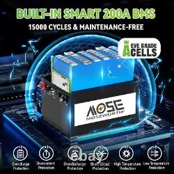 36V/48V 105Ah Golf cart LiFePO4 Lithium Battery 200Amp BMS 15000+ Deep Cycle