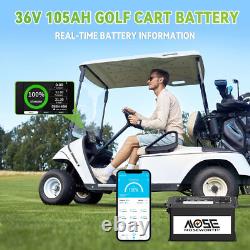 36V/48V 105Ah Golf cart LiFePO4 Lithium Battery 200Amp BMS 15000+ Deep Cycle