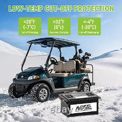 36V/48V 105Ah Golf cart LiFePO4 Lithium Battery 200Amp BMS 15000+ Deep Cycle
