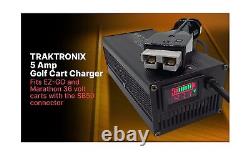 36V EZGO Marathon Golf Cart Battery Charger with SB50 Connector and Digital D