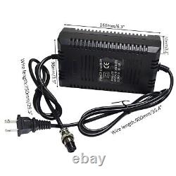36V Power Charger+3x 12V 12AH 6-DZM-12 SLA Battery For Golf Cart E-Bike Go Kart