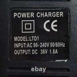 36V Power Charger+3x 12V 12AH 6-DZM-12 SLA Battery For Golf Cart E-Bike Go Kart