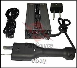 36V TXT Golf Cart Battery Charger For Club Car DS Crows Foot Plug