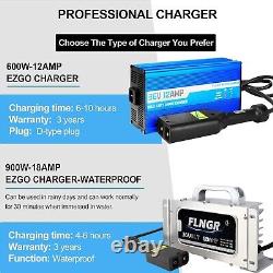 36 Volt 12Amp with Trickle Charge Golf Cart Battery Charger with D Plug for EZgo
