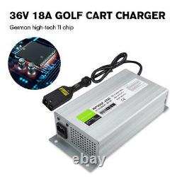 36 Volt 18A Golf Cart Battery Charger Crows Foot For Club Car EZgo TXT Yamaha