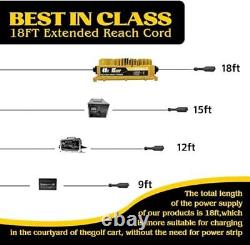 36 Volt Golf Cart Battery Charger, 18AMP EZGO Battery Charger for 36 Volt 48V15A