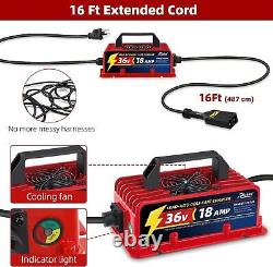 36 Volt Golf Cart Battery Charger Compatible with EZGOTXT Electric Models 18 Amp