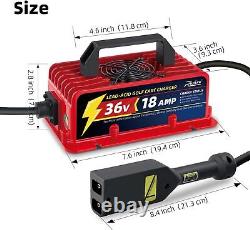 36 Volt Golf Cart Battery Charger Compatible with EZGOTXT Electric Models 18 Amp