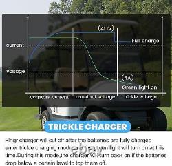 36 Volt Golf Cart Battery Charger for ezgo, 12Amp with Trickle Green