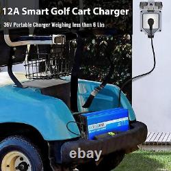 36 Volt Golf Cart Battery Charger for ezgo, 12Amp with Trickle Green