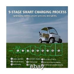 36 Volt Golf Cart Charger 18 Amp Smart Charger, 48V Trickle Charger, 36V/18Amp