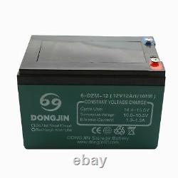 3X 6-DZM-12 12Ah Motorcycle Battery for Electric ATV Scooter Go Kart Golf Cart