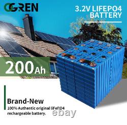 3.2V 200AH 32PCS Lifepo4 Battery Pack Lithum Iron Phosphate 24V 36V 48V Batterys