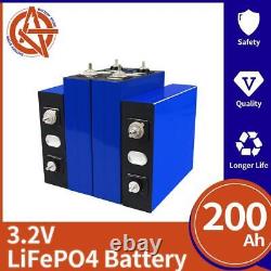 3.2V Lifepo4 200AH Phosphate Battery DIY 12V-48V RV Boat Solar System Golf Cart