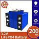 3.2v Lifepo4 200ah Phosphate Battery Diy 12v-48v Rv Boat Solar System Golf Cart