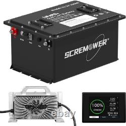48V 100Ah Club Car Lithium Battery Golf cart LiFePO4 200A BMS 15000 Deep Cycle