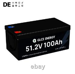 48V 100Ah Golf Cart Battery Lithium LiFePO4 BMS Deep Cycle For Marine RV