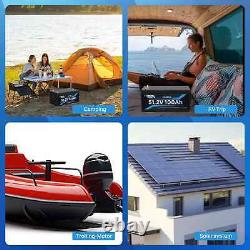 48V 100Ah Golf Cart Battery Lithium LiFePO4 Deep Cycle BMS for Solar RV Outdoor