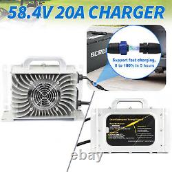 48V 100Ah Golf Cart Lithium LiFePO4 Battery Club Car 200A BMS 15000+ Deep Cycle