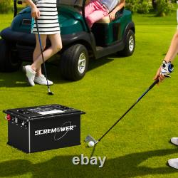 48V 100Ah Golf Cart Lithium LiFePO4 Battery Club Car 200A BMS 15000+ Deep Cycle