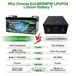 48V 100Ah LiFePO4 Deep Cycle Lithium Battery 5120Wh For Golf Cart Solar System