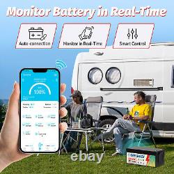 48V 100Ah LiFePO4 Lithium Battery 200A BMS 10000+Cycles Trolling Motor Golf Cart