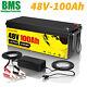 48v 100ah Lifepo4 Lithium Battery 200a Bms For Golf Cart Rv Ev 10 Year Life Span