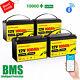 48v 100ah Lifepo4 Lithium Bluetooth Golf Cart Battery Solar Rv (4pack 12v100ah)