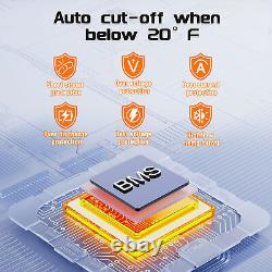 48V 100Ah LiFePO4 Lithium Bluetooth Golf Cart Battery Solar RV (4Pack 12V100Ah)