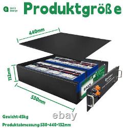 48V 100Ah Lithium Battery Golf cart LiFePO4 100A BMS 15000+ Deep Cycle Solar