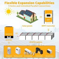 48V 100Ah Lithium Battery Golf cart LiFePO4 100A BMS 15000+ Deep Cycle Solar