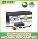 48v 100ah Lithium Battery Lifepo4 200a Bms Deep Cycle Off-grid Solar System Home